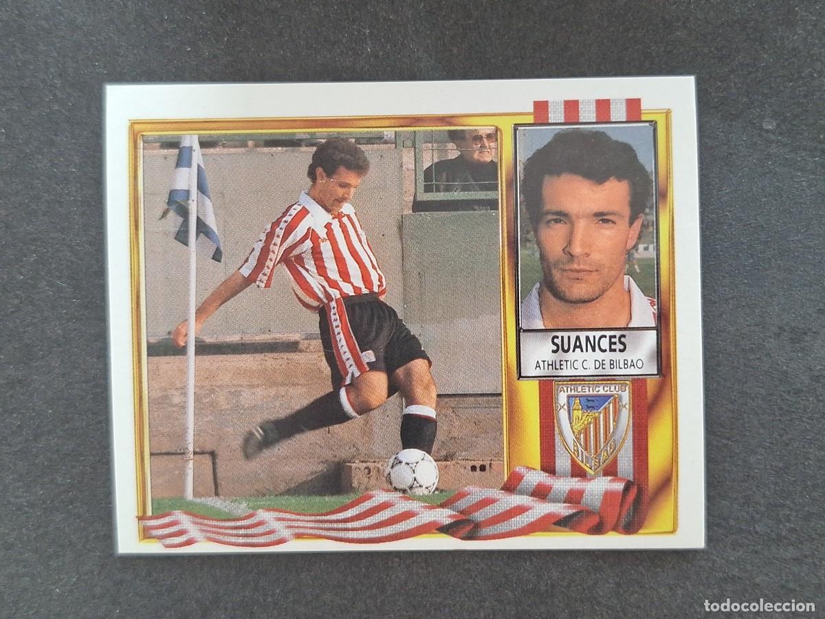 Fu&szlig;ball-Sticker: L3 SUANCES ATHLETIC CLUB DE BILBAO LIGA ESTE 1995 1996 95 96 NUNCA PEGADO SIN PEGAR