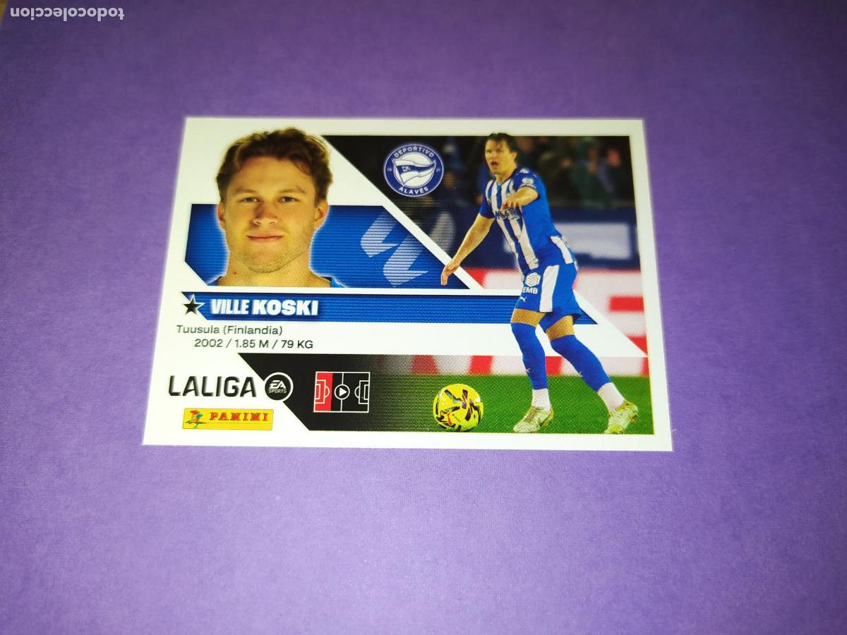 Fu&szlig;ball-Sticker: LIGA ESTE 2026 2027 26 27 NUEVO - DEPORTIVO ALAVES N&ordm; 6 KOSKI