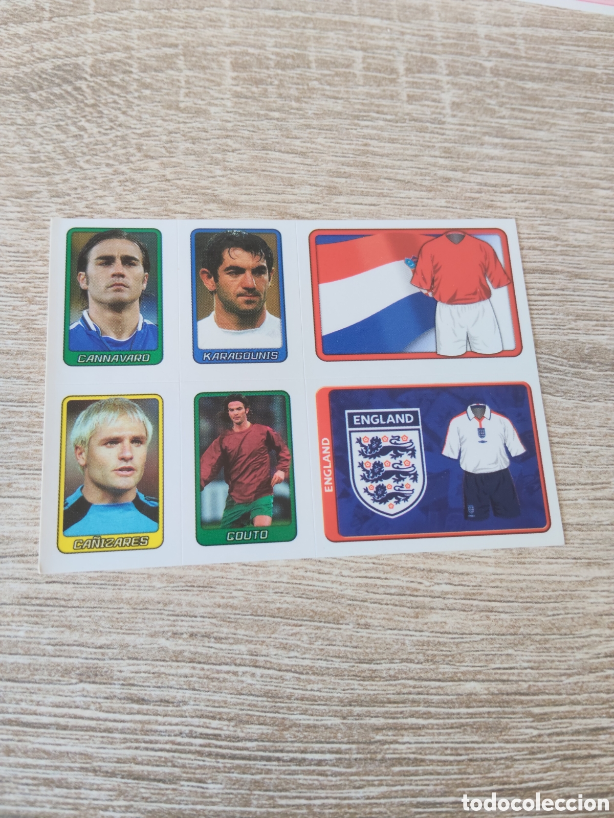 Fu&szlig;ball-Sticker: Merl&iacute;n eurostars euro 2004 l&aacute;mina cromos