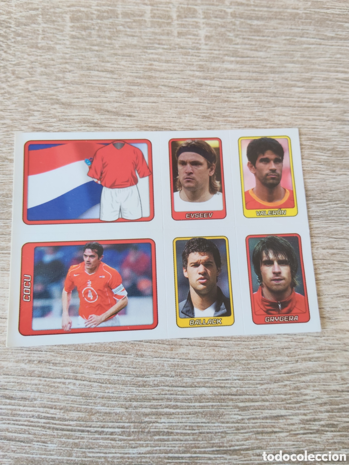 Football Stickers: Merl&iacute;n eurostars euro 2004 l&aacute;mina cromos