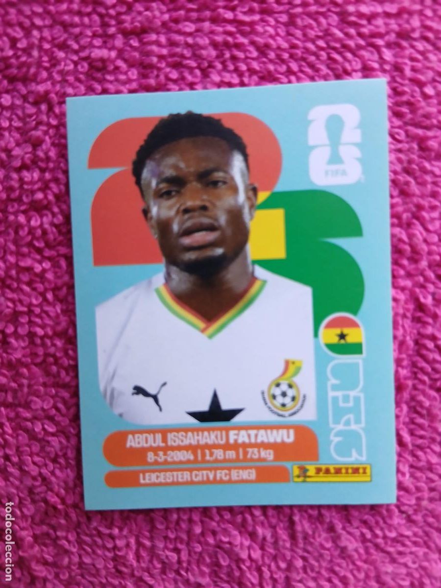 Football Stickers: FIFA World Cup 2026 Abdul Issahaku Fatawu gha 9 selecci&oacute;n de ghana gha9 panini 2026