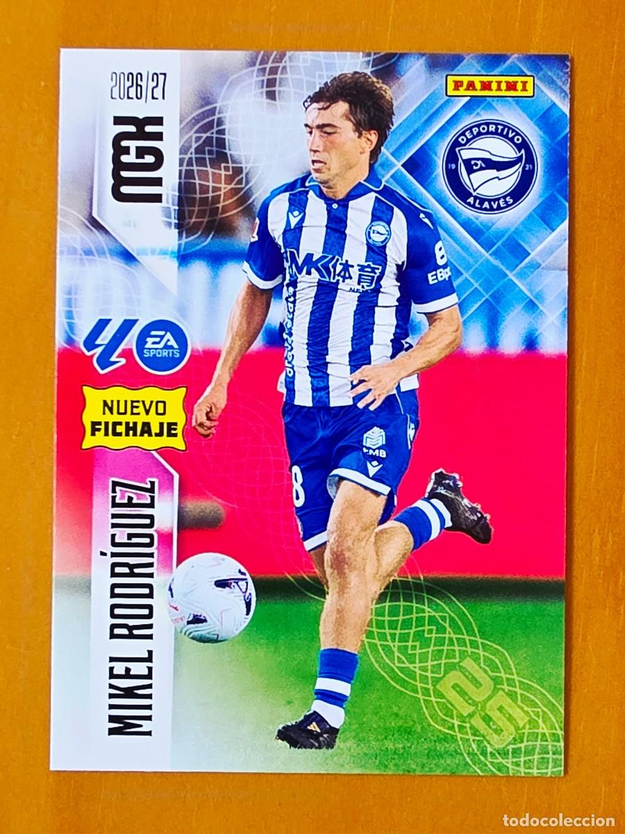 Football Stickers: 456 Mikel Rodr&iacute;guez, Deportivo Alav&eacute;s, Nuevo Fichaje, Panini Megacracks MGK 2026 2027 26 27