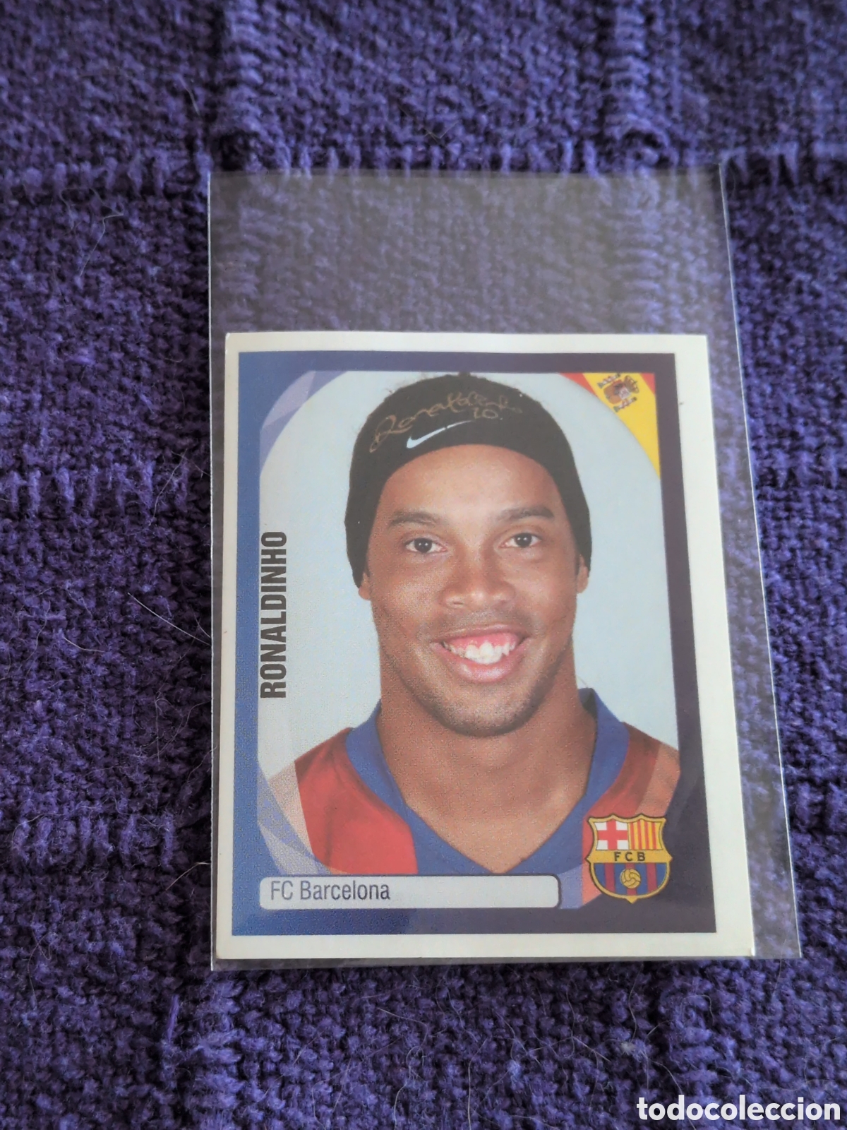 Cromos de Futebol: N&ordm; 55 RONALDINHO FC BARCELONA BRASIL PANINI CHAMPIONS LEAGUE 2007 2008 07 08 SIN PEGAR NUEVO