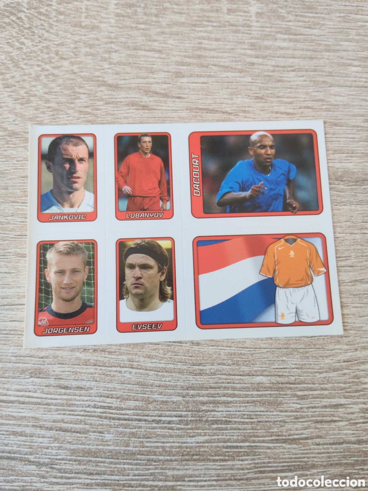 Fu&szlig;ball-Sticker: Merl&iacute;n eurostars euro 2004 l&aacute;mina cromos