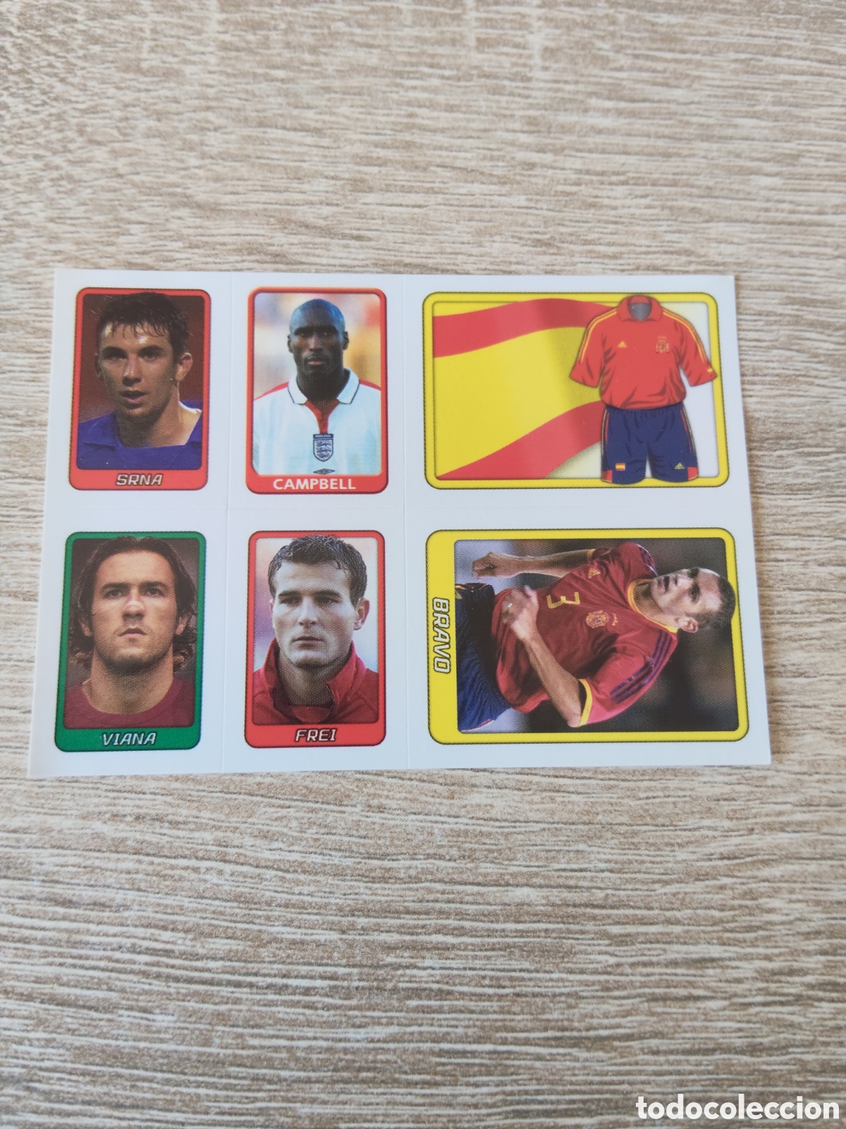 Fu&szlig;ball-Sticker: Merl&iacute;n eurostars euro 2004 l&aacute;mina cromos