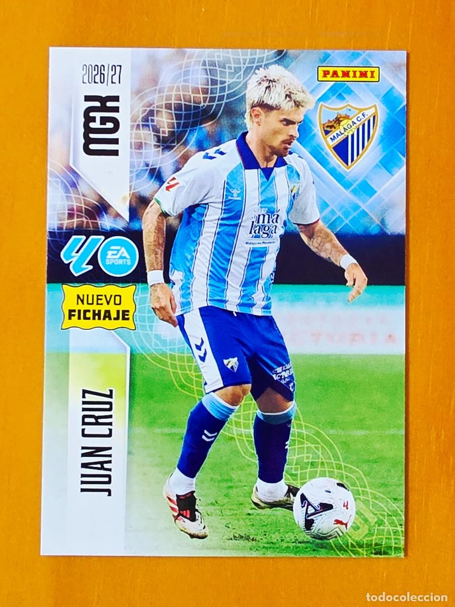 Cartes &agrave; collectionner de Football: 458 Juan Cruz, M&aacute;laga CF, Nuevo Fichaje, Panini Megacracks MGK 2026 2027 26 27