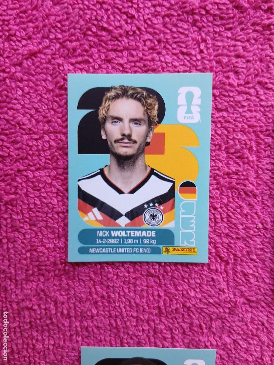 Cromos de f&uacute;tbol: FIFA World Cup 2026 Nick Woltemade ger 20 selecci&oacute;n de alemania ger20 panini 2026