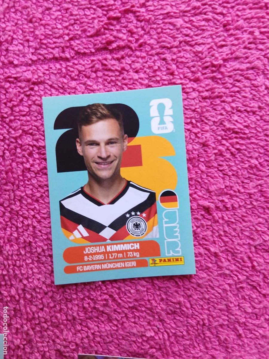Cromos de f&uacute;tbol: FIFA World Cup 2026 Joshua Kimmich ger 10 selecci&oacute;n de alemania ger10 panini 2026