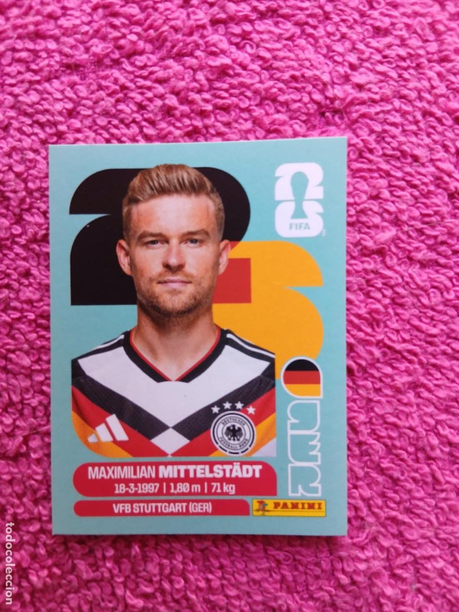 Cromos de f&uacute;tbol: FIFA World Cup 2026 Maximilian Mittelst&auml;dt ger 9 selecci&oacute;n de alemania ger9 panini 2026
