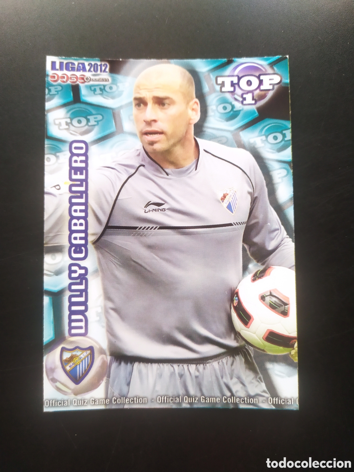 Cromos de f&uacute;tbol: Mundicromo fichas Liga 2011 2012 11 12 Caballero top mate n&deg; 546 M&aacute;laga