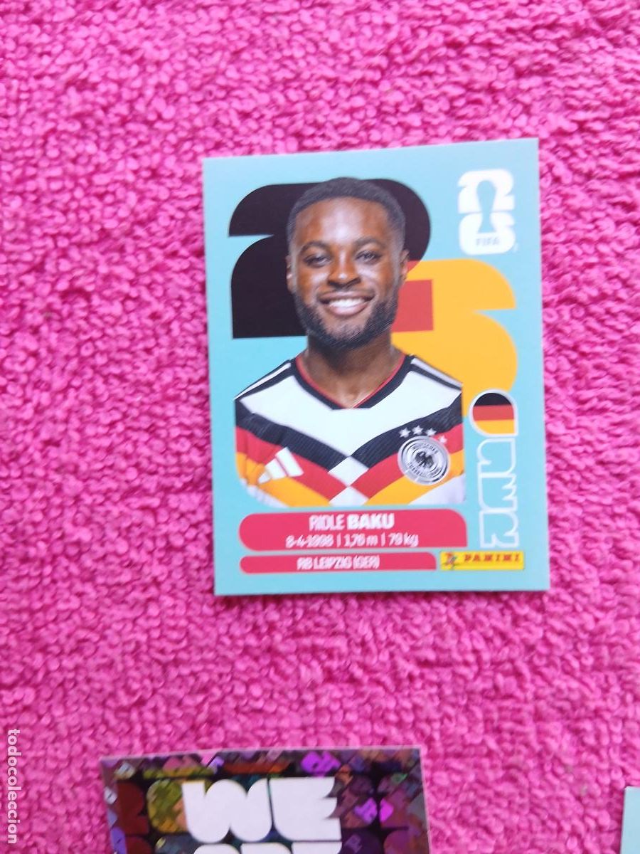 Cromos de f&uacute;tbol: FIFA World Cup 2026 Ridle Baku ger 8 selecci&oacute;n de alemania ger8 panini 2026