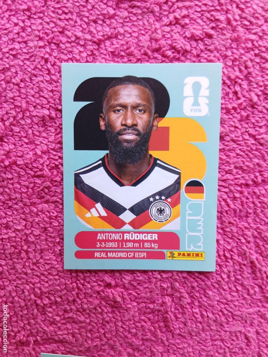 Cromos de f&uacute;tbol: FIFA World Cup 2026 Antonio R&uuml;diger ger 6 selecci&oacute;n de alemania ger6 panini 2026