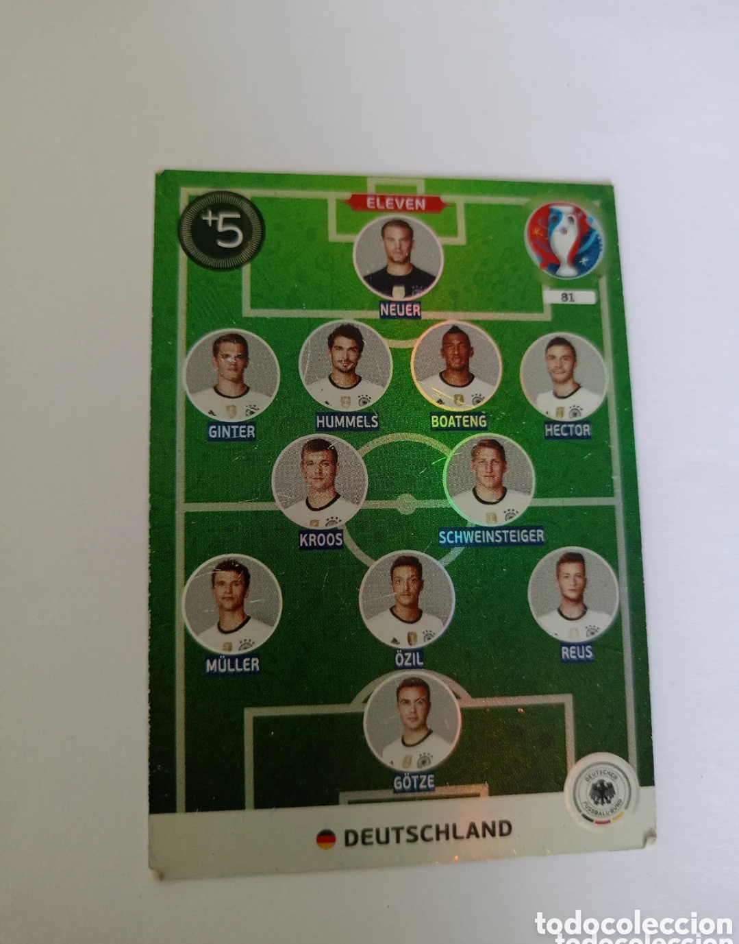 Cromos de Futebol: Panini Adrenalyn XL France 2016 - 81 Eleven - Alemania