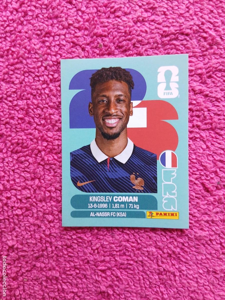 Cromos de f&uacute;tbol: FIFA World Cup 2026 Kingsley Coman fra 18 selecci&oacute;n de francia fra18 panini 2026