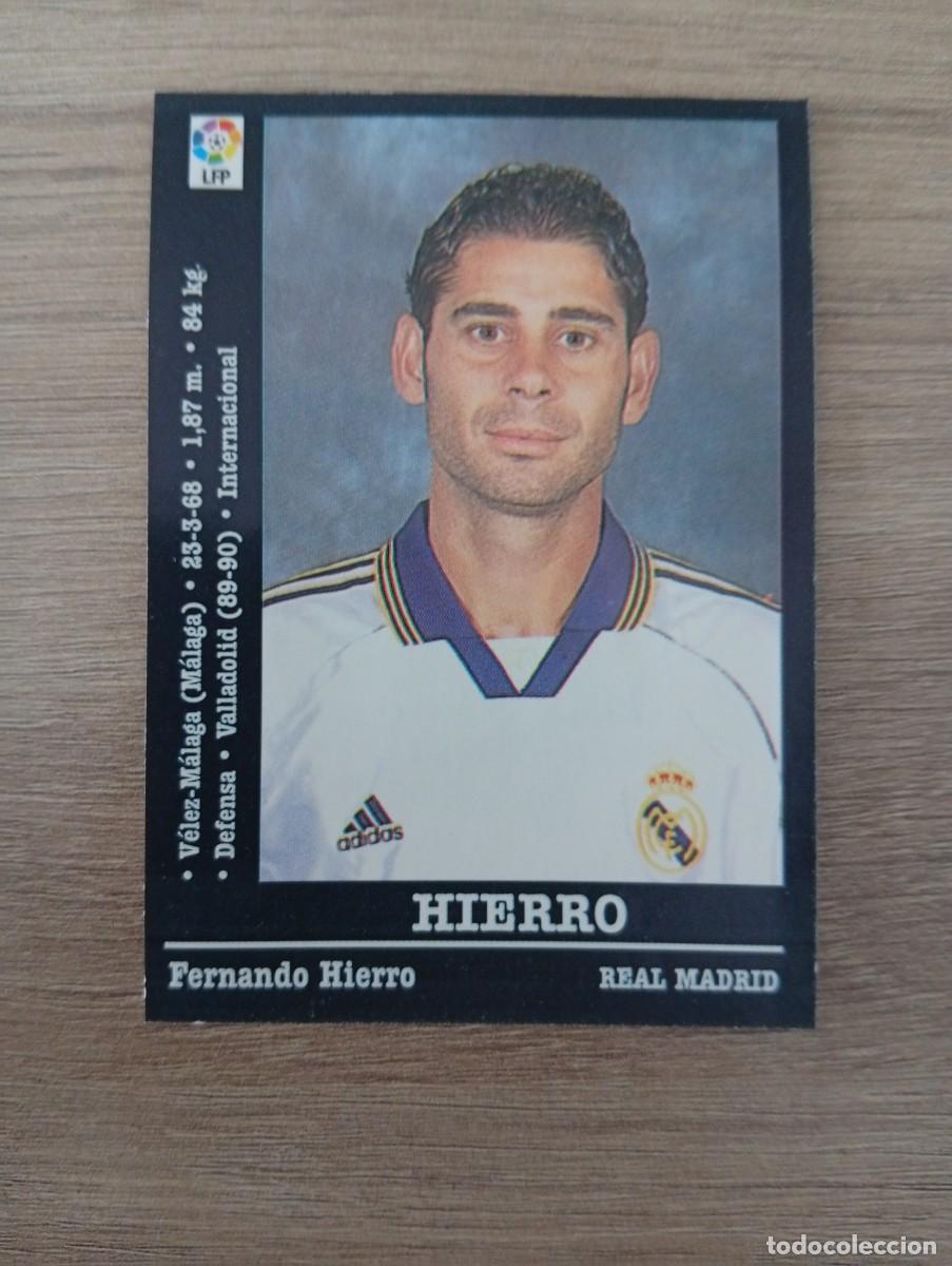 Cartes &agrave; collectionner de Football: HIERRO 72 REAL MADRID PANINI LA LIGA 2000 2001 00 01 NUNCA PEGADO SIN PEGAR