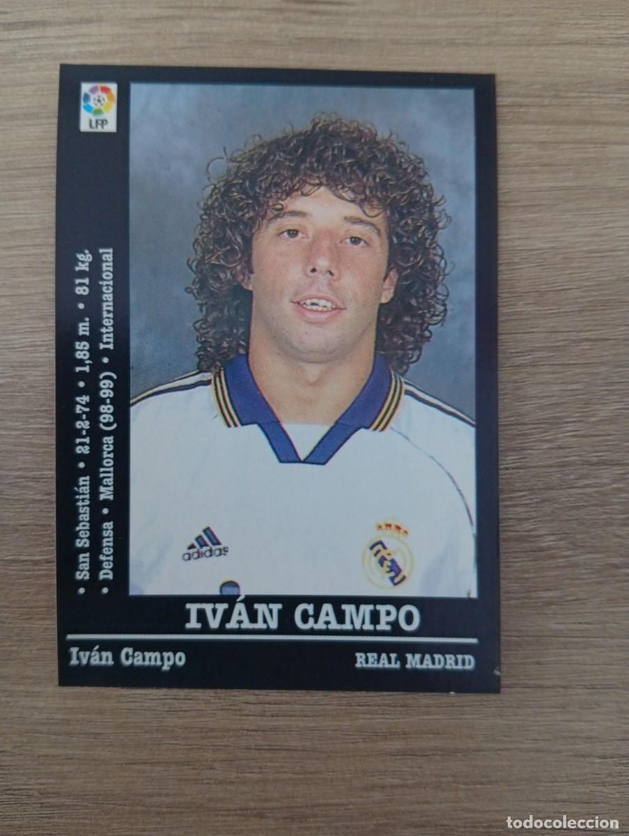 Cartes &agrave; collectionner de Football: IVAN CAMPO 73 REAL MADRID PANINI LA LIGA 2000 2001 00 01 NUNCA PEGADO SIN PEGAR