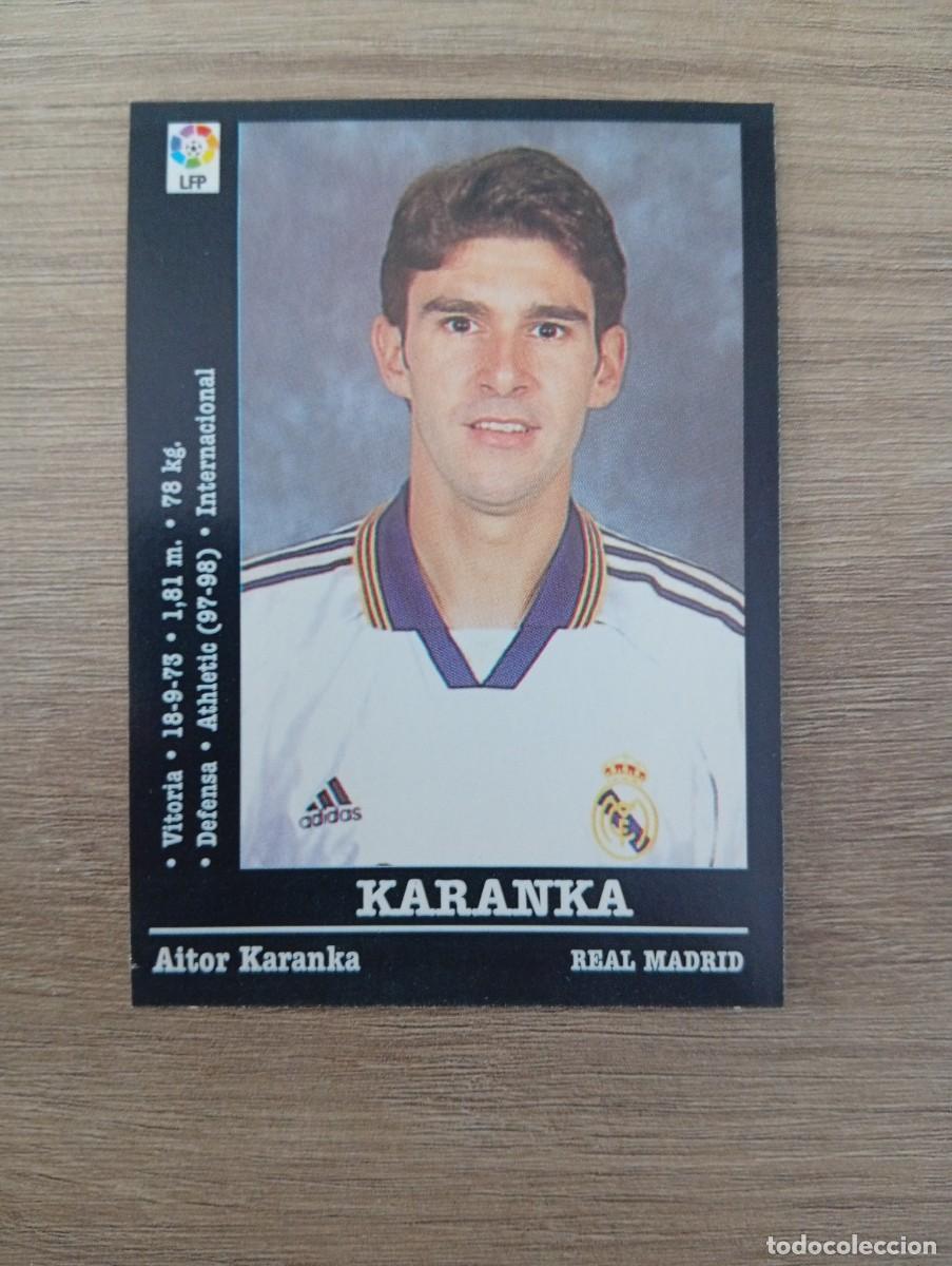 Cartes &agrave; collectionner de Football: KARANKA 74 REAL MADRID PANINI LA LIGA 2000 2001 00 01 NUNCA PEGADO SIN PEGAR