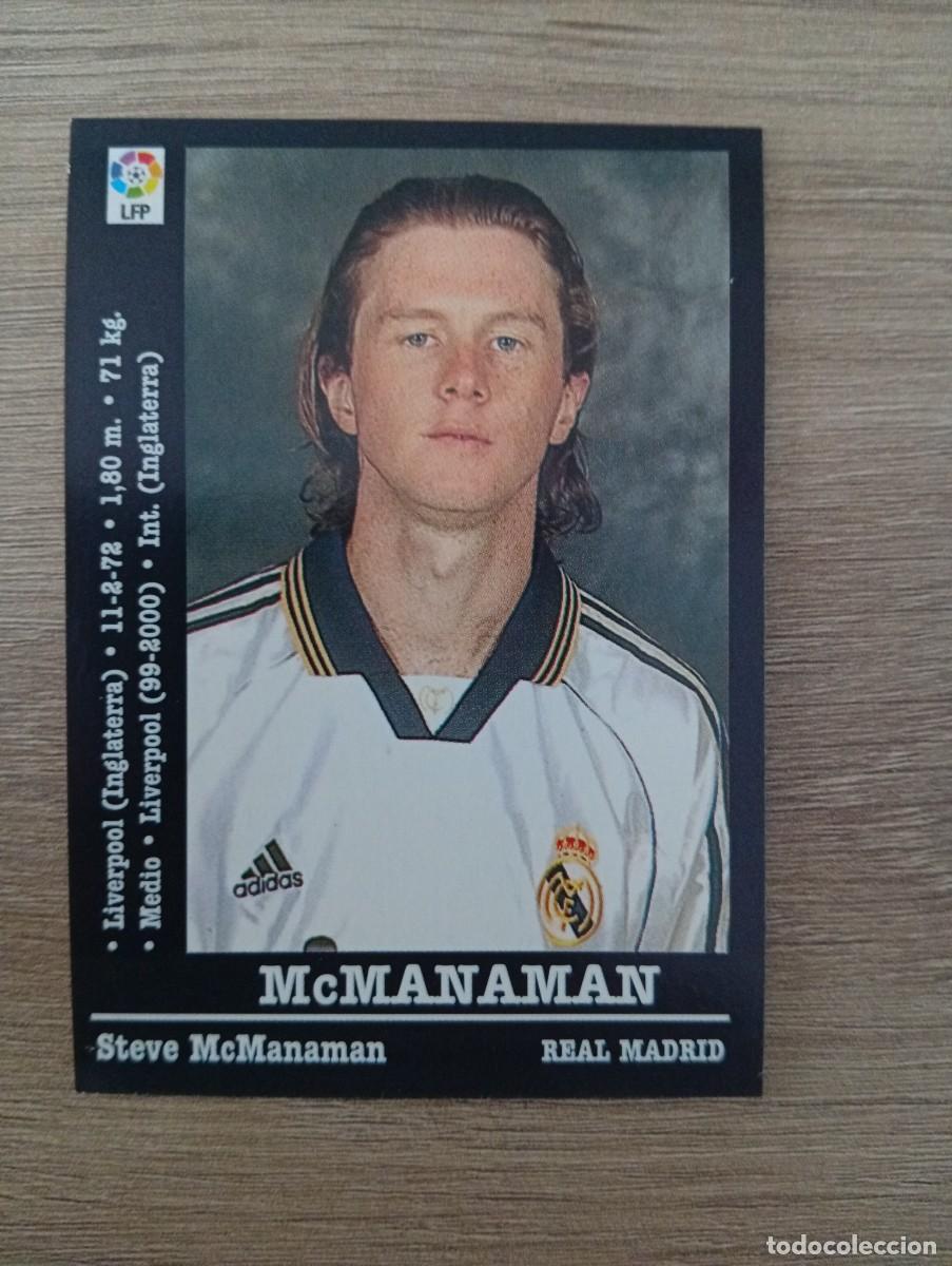 Cartes &agrave; collectionner de Football: MCMANAMAN 78 REAL MADRID PANINI LA LIGA 2000 2001 00 01 NUNCA PEGADO SIN PEGAR
