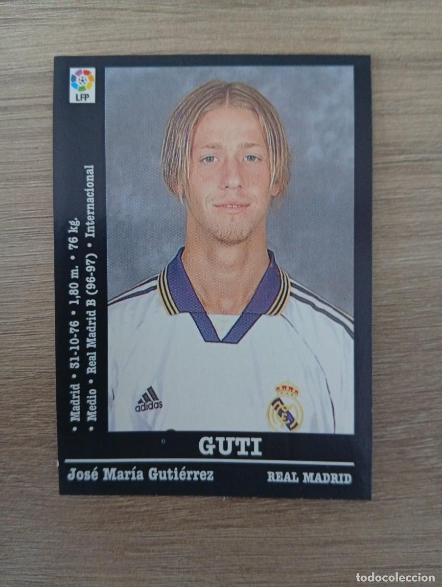 Football Stickers: GUTI 79 REAL MADRID PANINI LA LIGA 2000 2001 00 01 NUNCA PEGADO SIN PEGAR