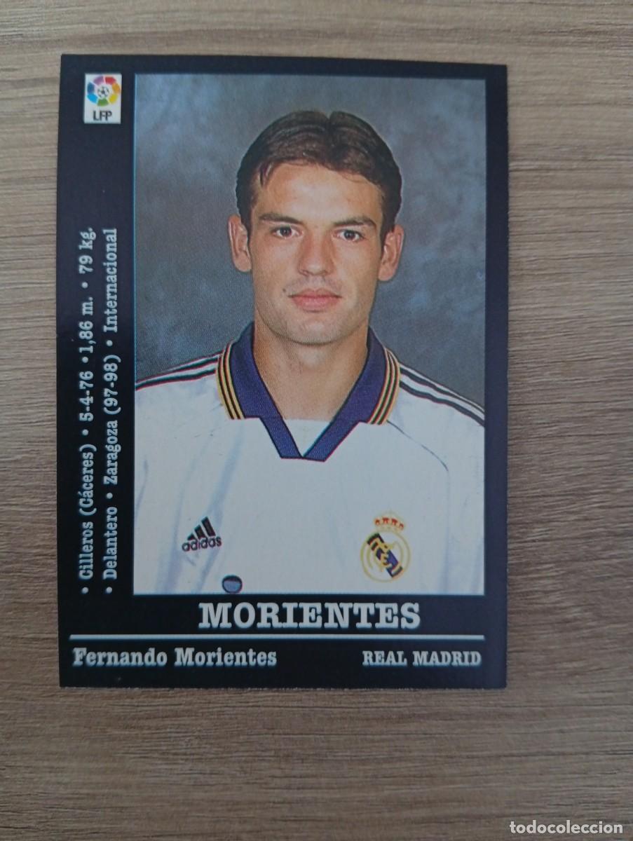 Fu&szlig;ball-Sticker: MORIENTES 83 REAL MADRID PANINI LA LIGA 2000 2001 00 01 NUNCA PEGADO SIN PEGAR