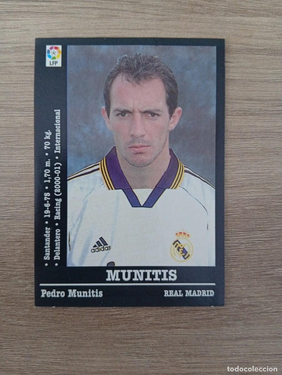 Cartes &agrave; collectionner de Football: MUNITIS ULTIMO FICHAJE REAL MADRID PANINI LA LIGA 2000 2001 00 01 NUNCA PEGADO SIN PEGAR