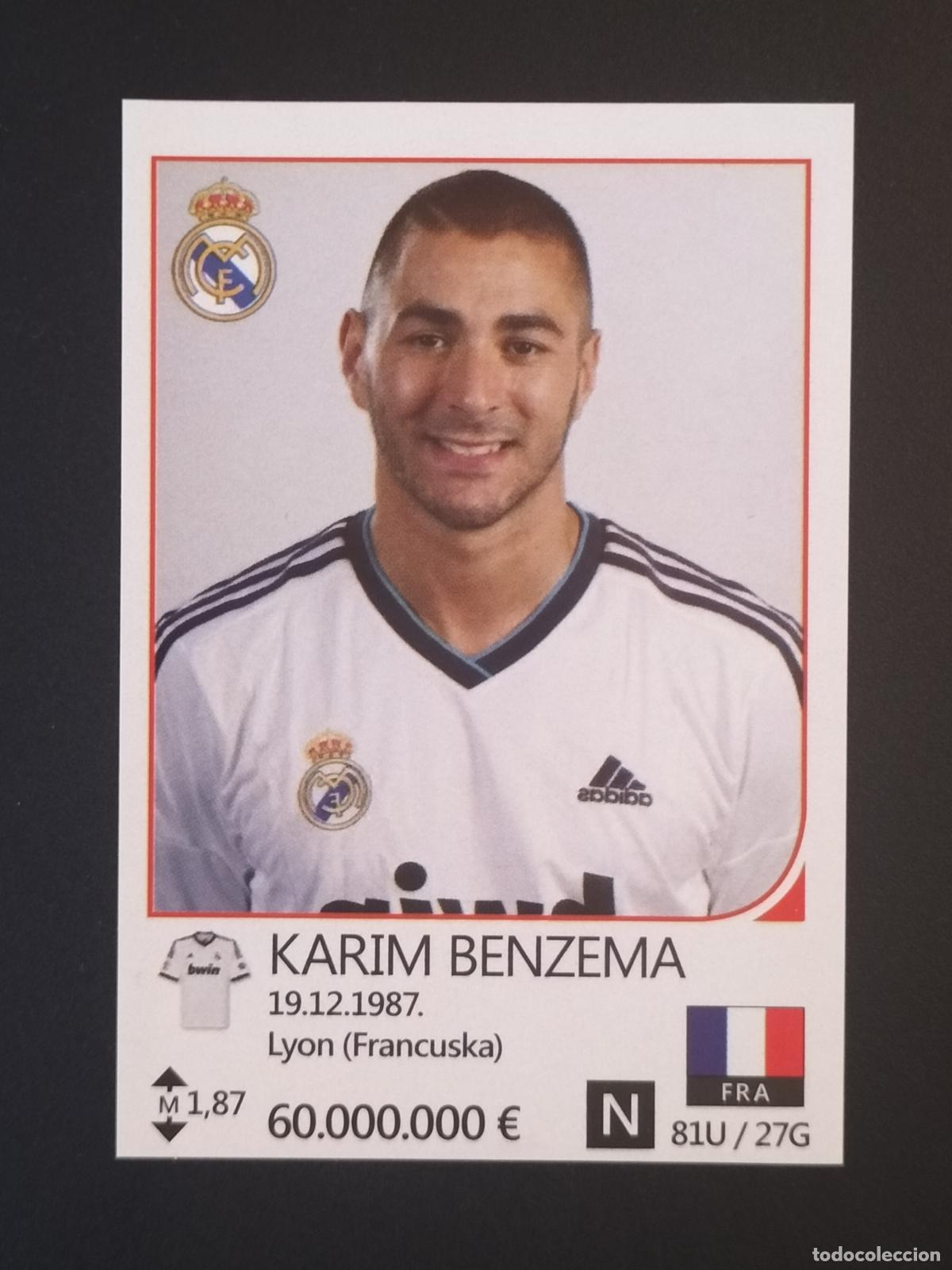 Cartes &agrave; collectionner de Football: 410 KARIM BENZEMA REAL MADRID STICKERS UEFA CHAMPIONS LEAGUE TOP24 RAFO 16 17 2016 2017