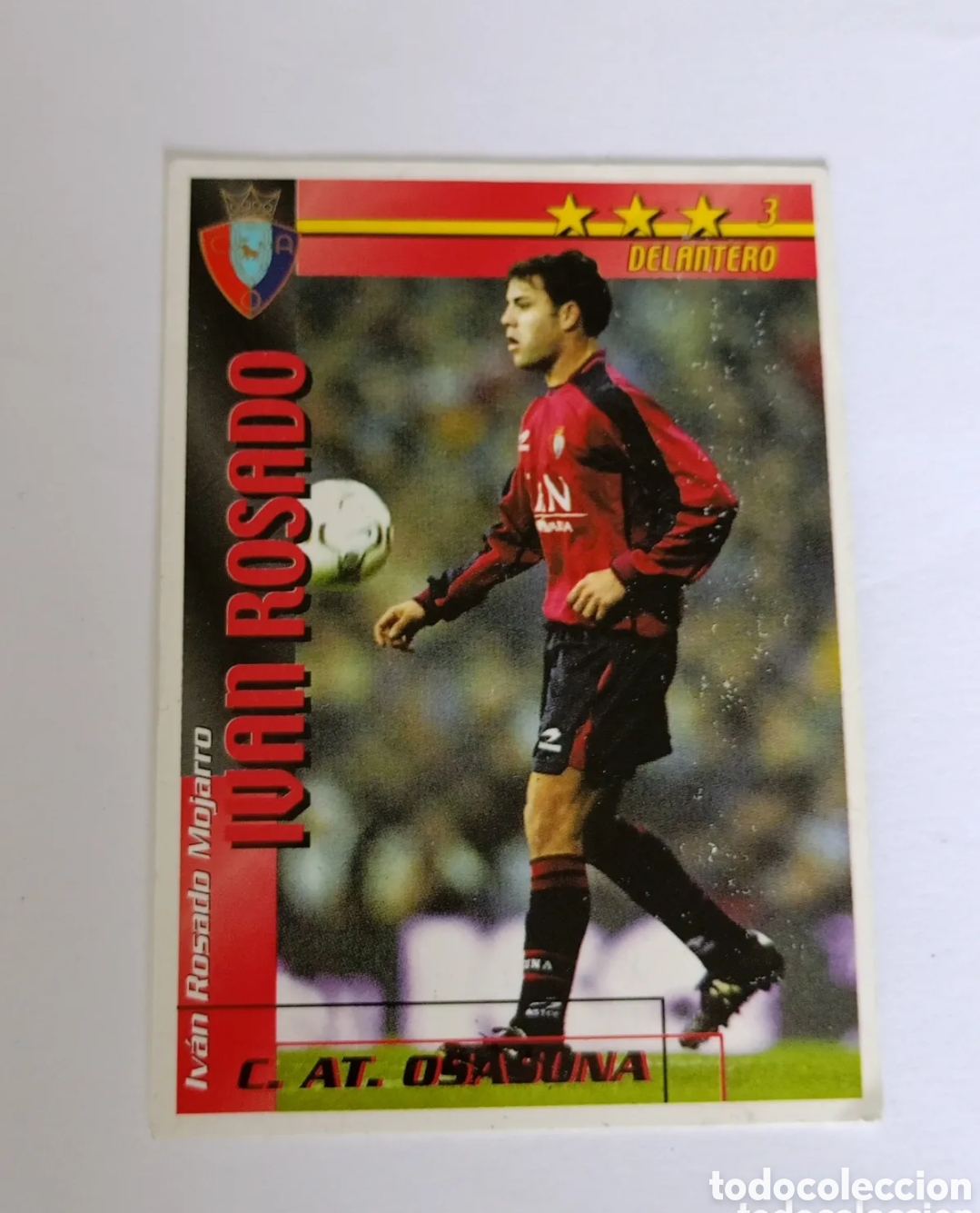 Cromos de Futebol: C. AT. OSASUNA, IVAN ROSADO, MAGIC BOX INT, FUTBOL MATCH TOTAL, LIGA 2002 / 2003, 02 / 03