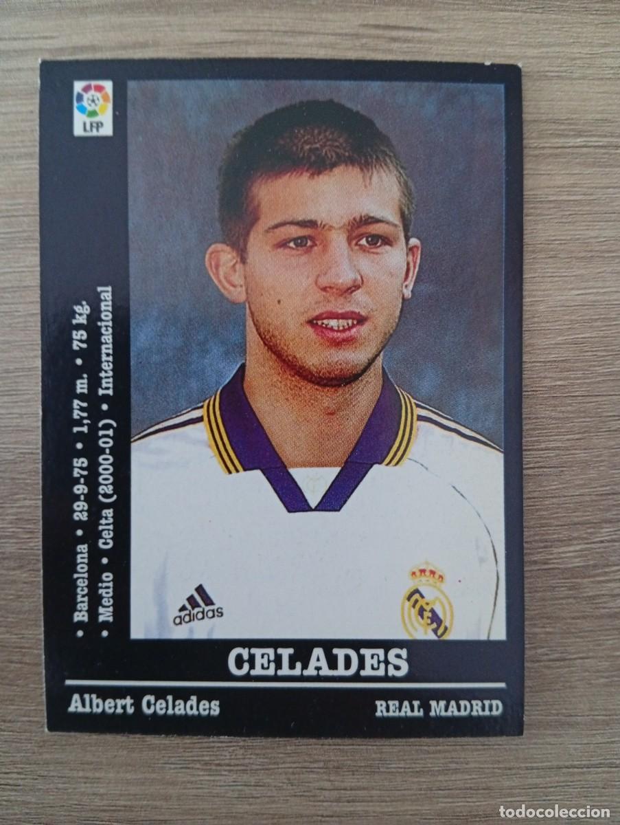 Cartes &agrave; collectionner de Football: CELADES ULTIMO FICHAJE REAL MADRID PANINI LA LIGA 2000 2001 00 01 NUNCA PEGADO SIN PEGAR