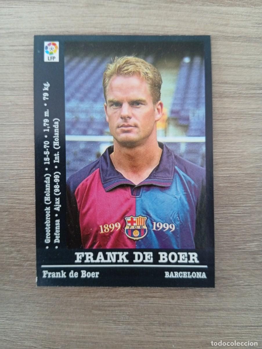 Fu&szlig;ball-Sticker: FRANK DE BOER 22 BARCELONA PANINI LA LIGA 2000 2001 00 01 NUNCA PEGADO SIN PEGAR