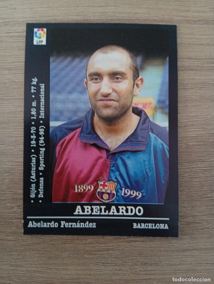 Figurine di Calcio: ABELARDO 23 BARCELONA PANINI LA LIGA 2000 2001 00 01 NUNCA PEGADO SIN PEGAR