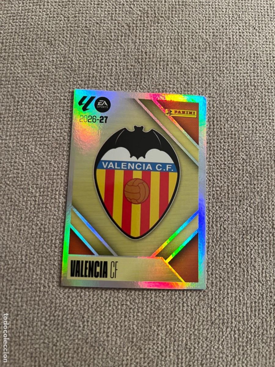 Cromos de Futebol: ESCUDO VALENCIA LIGA ESTE 2026 2027 26 27
