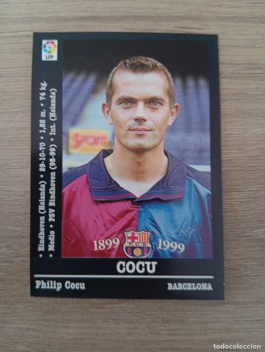 Cromos de Futebol: COCU 26 BARCELONA PANINI LA LIGA 2000 2001 00 01 NUNCA PEGADO SIN PEGAR