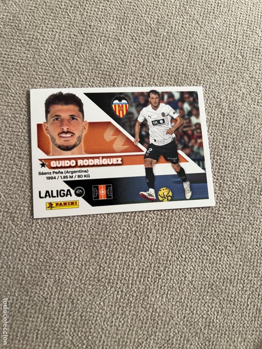 Cromos de Futebol: 12 GUIDO RODR&Iacute;GUEZ VALENCIA LIGA ESTE 2026 2027 26 27