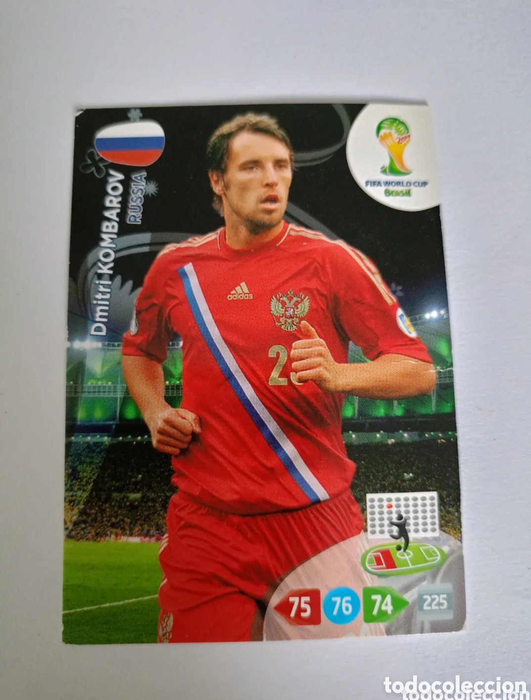 Fu&szlig;ball-Sticker: KOMBAROV RUSIA CROMO FUTBOL PANINI ADRENALYN 2014 WORLD CUP COPA DEL MUNDO