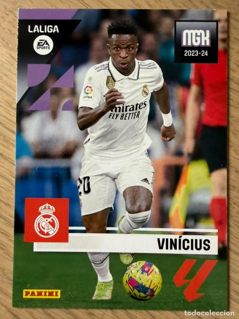 Cromos de f&uacute;tbol: 252 VINICIUS REAL MADRID 23 24 2023 2024 LIGA EA SPORT PANINI MEGACRACKS MGK CARD