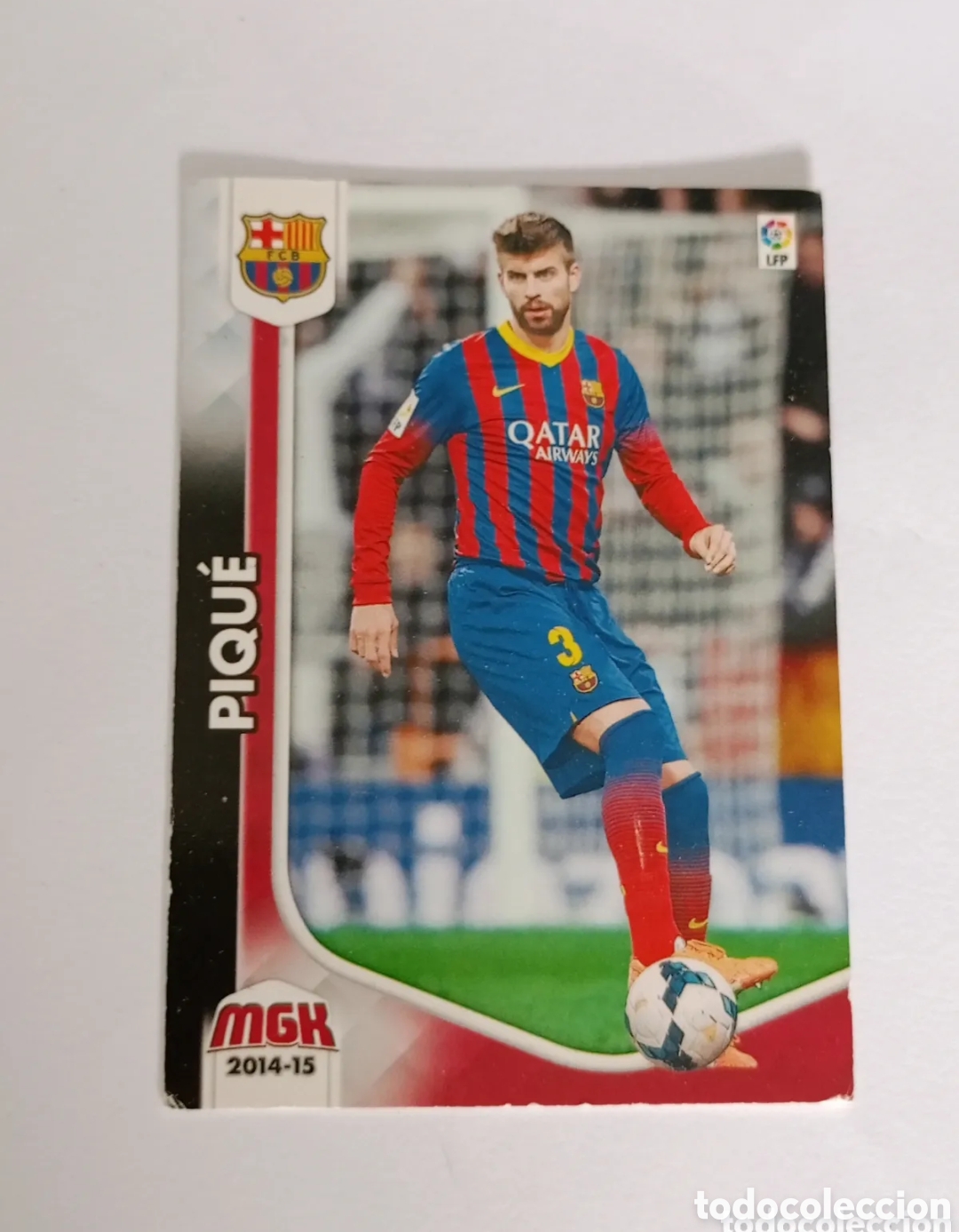 Fu&szlig;ball-Sticker: MEGACRACKS 2014 2015 14 15 PANINI PIQUE 59 BARCELONA BAR&Ccedil;A COLECCI&Oacute;N LIGA MEGA CRACKS MGK