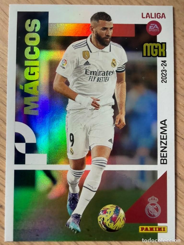 Figurine di Calcio: 433 BENZEMA MAGICO REAL MADRID 23 24 2023 2024 LIGA EA SPORT PANINI MEGACRACKS MGK CARD