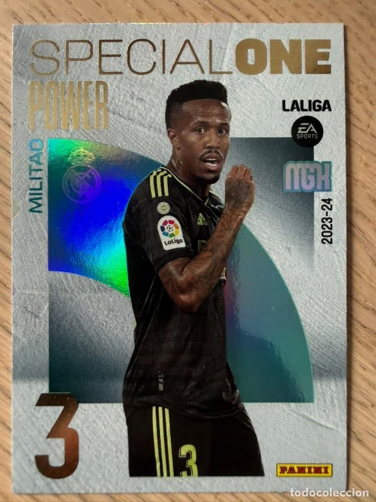 Figurine di Calcio: P399 P 399 MILITAO SPECIAL ONE POWER MADRID 23 24 2023 2024 LIGA EA SPORT PANINI MEGACRACKS MGK CARD
