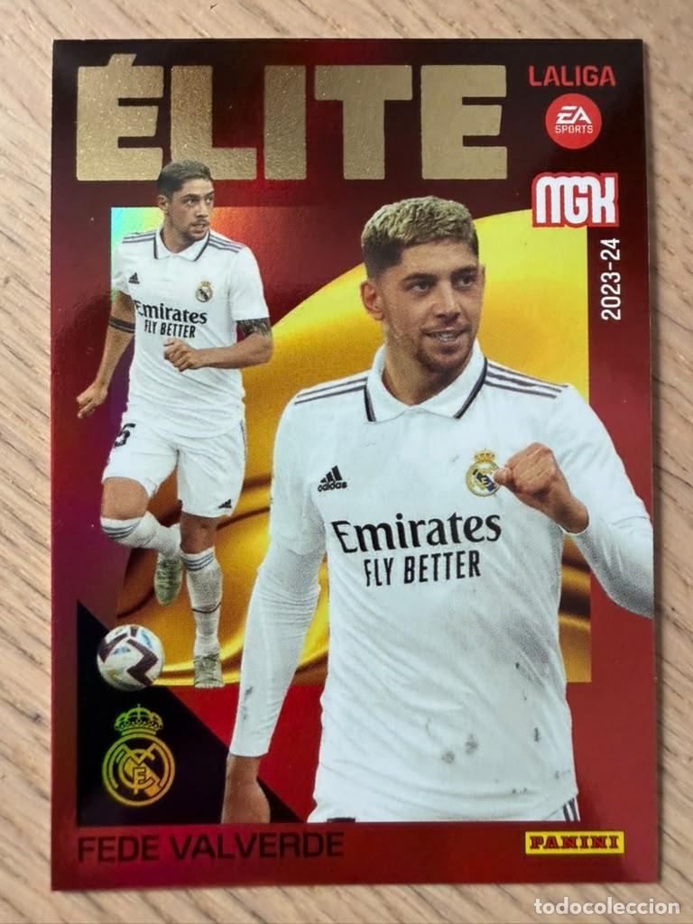 Cartes &agrave; collectionner de Football: 3 VALVERDE ELITE REAL MADRID 23 24 2023 2024 LIGA EA SPORT PANINI MEGACRACKS MGK CARD
