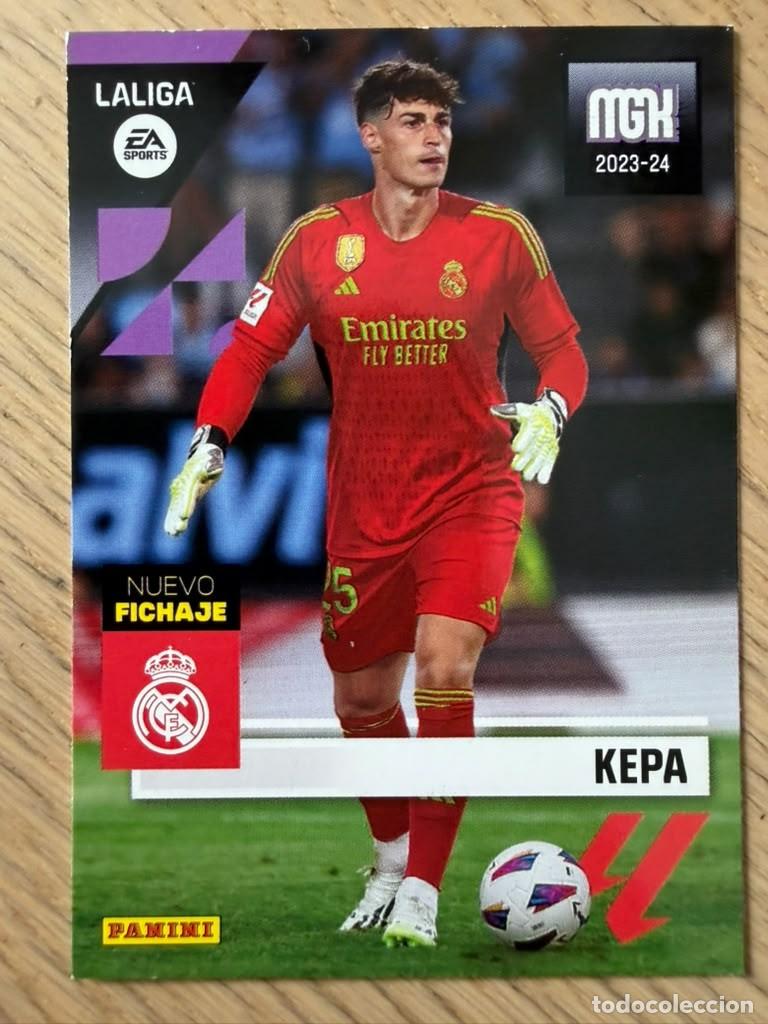 Football Stickers: 497 KEPA FICHAJE REAL MADRID 23 24 2023 2024 LIGA EA SPORT PANINI MEGACRACKS MGK CARD