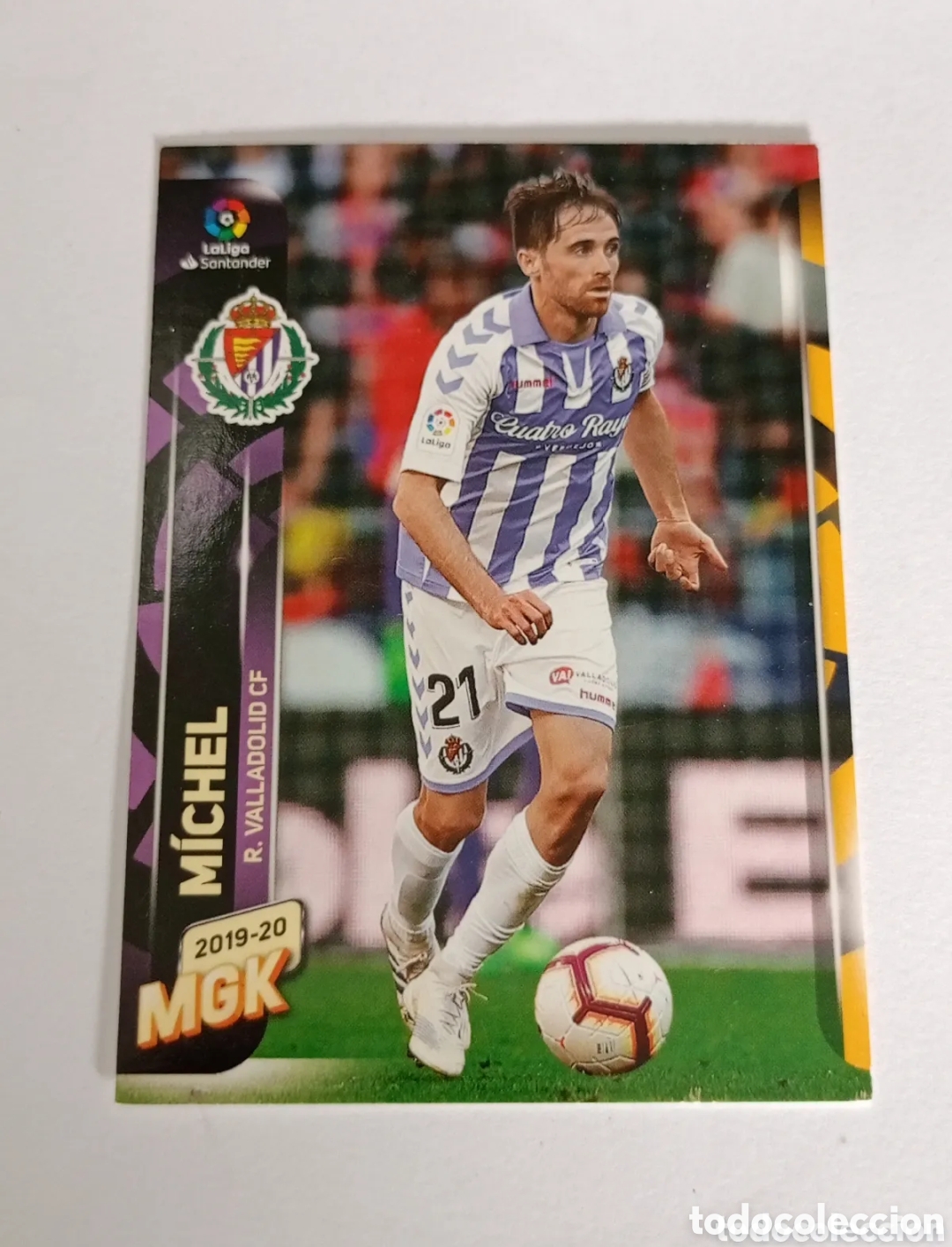Fu&szlig;ball-Sticker: MICHEL N&ordm; 334 (VALLADOLID) MEGACRACKS 2019 2020 PANINI CARD ALBUM LIGA MEGA CRACKS MGK 19 20