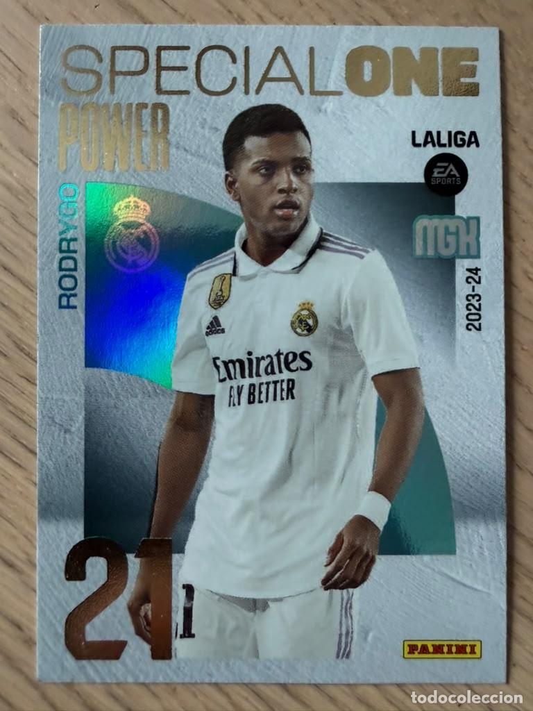 Football Stickers: P403 403 RODRYGO SPECIAL ONE POWER REAL MADRID 23 24 2023 2024 LIGA EA SPORT PANINI MEGACRACKS MGK