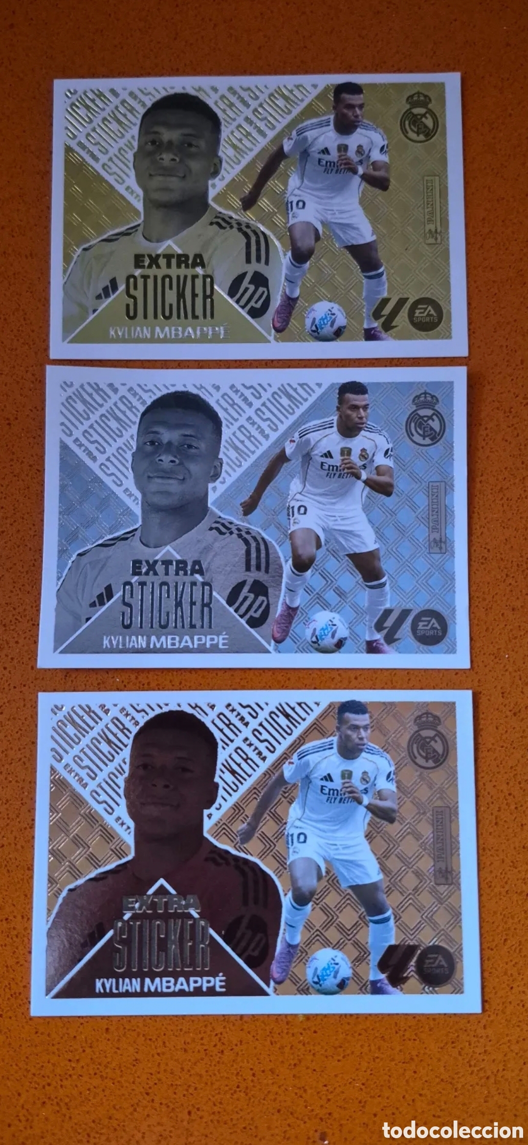 Cromos de f&uacute;tbol: CROMOS MBAPPE ORO PLATA BRONCE - Foto 1