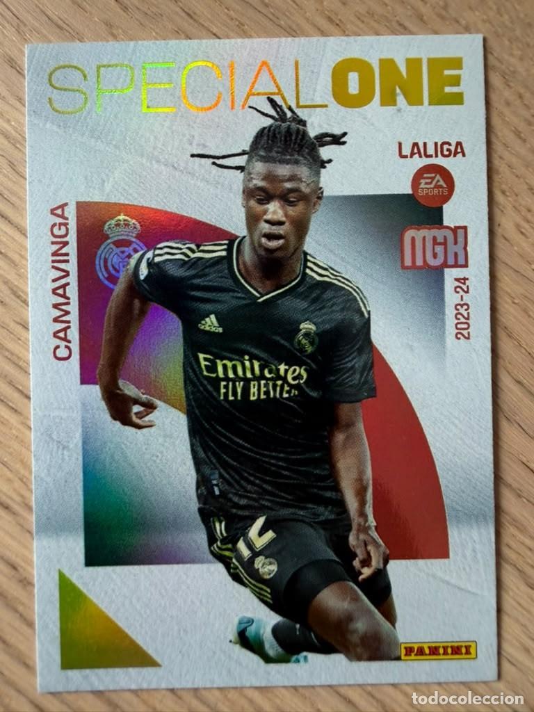 Cromos de f&uacute;tbol: 386 CAMAVINGA SPECIAL ONE REAL MADRID 23 24 2023 2024 LIGA EA SPORT PANINI MEGACRACKS MGK CARD