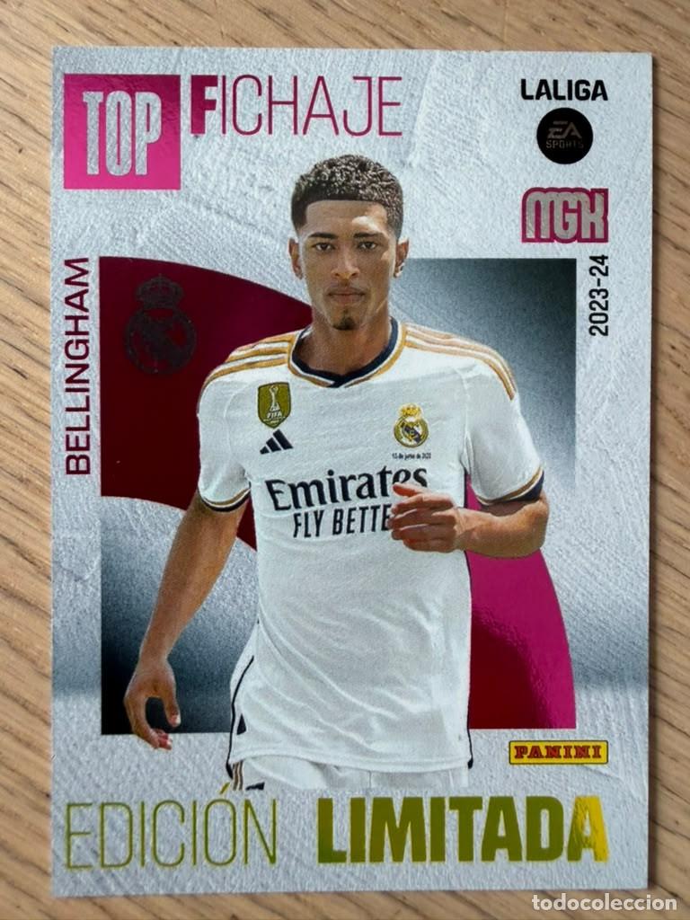 Football Stickers: BELLINGHAM TOP FICHAJE LIMITADA REAL MADRID 23 24 2023 2024 LIGA EA SPORT PANINI MEGACRACKS MGK CARD