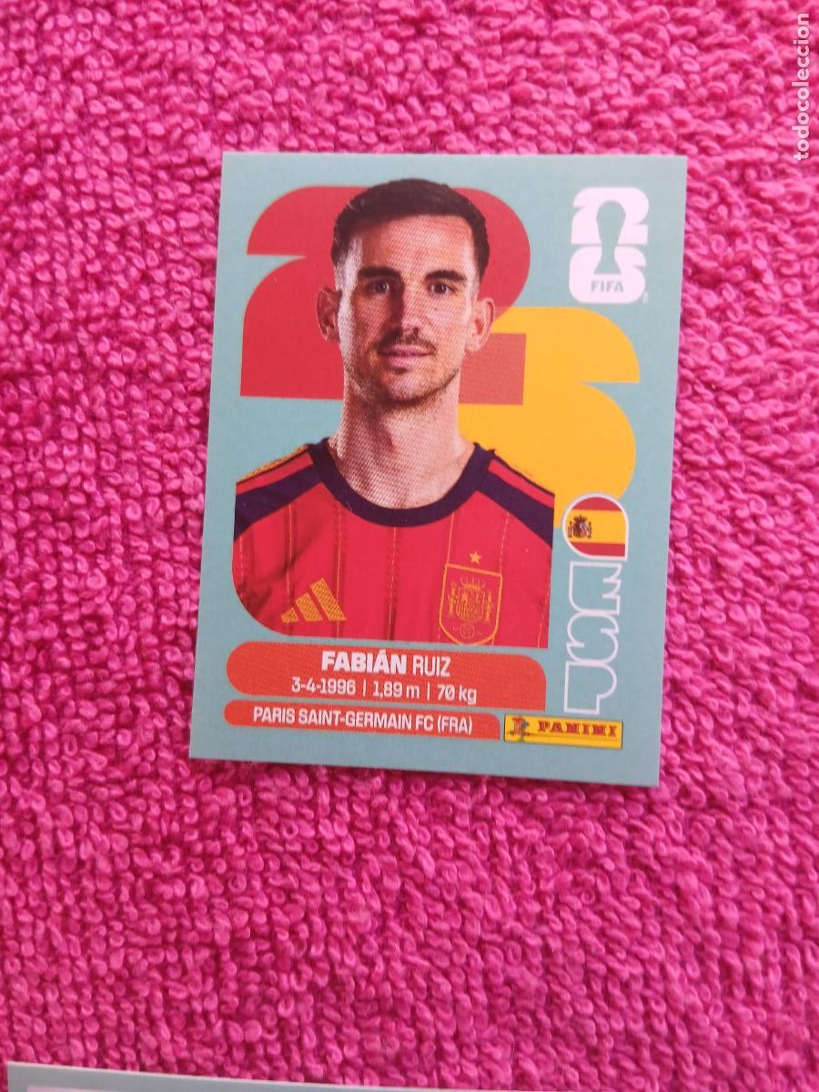 Football Stickers: FIFA World Cup 2026 fabian ruiz esp 12 selecci&oacute;n de espa&ntilde;a esp12 panini 2026