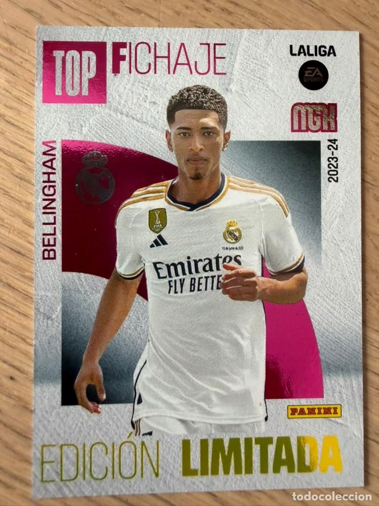 Football Stickers: BELLINGHAM TOP FICHAJE LIMITADA REAL MADRID 23 24 2023 2024 LIGA EA SPORT PANINI MEGACRACKS MGK CARD