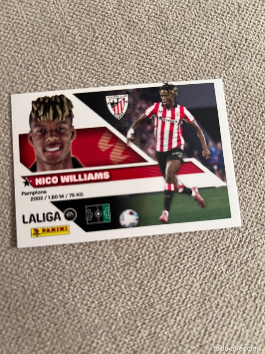 Football Stickers: 18 NICO WILLIAMS AT BILBAO LIGA ESTE 2026 2027 26 27