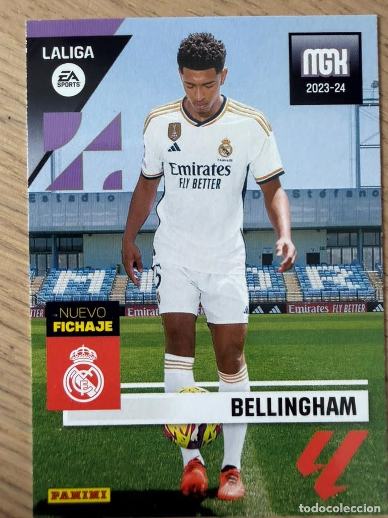 Football Stickers: 442 BELLINGHAM FICHAJE REAL MADRID 23 24 2023 2024 LIGA EA SPORT PANINI MEGACRACKS MGK CARD