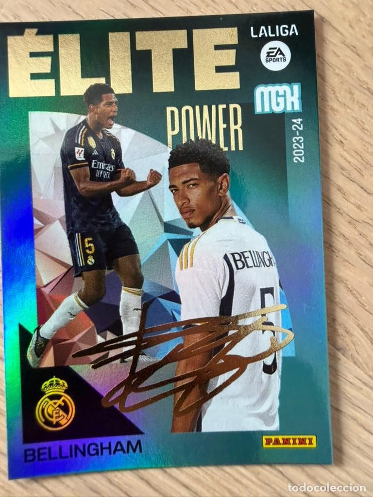 Cromos de f&uacute;tbol: P 505 BELLINGHAM ELITE POWER REAL MADRID 23 24 2023 2024 LIGA EA SPORT PANINI MEGACRACKS MGK CARD